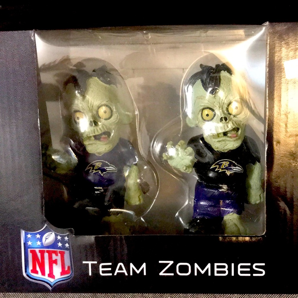 Collectibles NFL Ravens team Zombies Figurines
